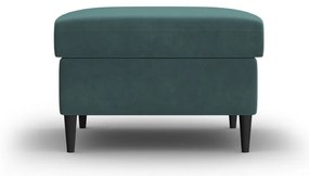 Кадифена табуретка в петролен цвят Kyoto – Cosmopolitan Design