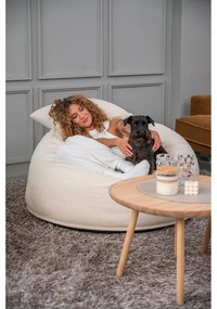 Кафяв пуф от букле Om 110 – SLOWDOWN