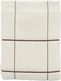 Кърпа от органичен памук от тери в цвят слонова кост 50x100 cm Vista – Södahl