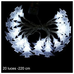 Бяла LED светлинна верига Unimasa Pino, 20 светлини - Casa Selección