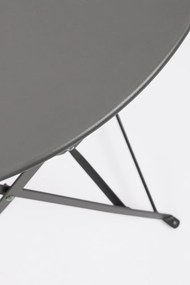 Антрацитен стоманен градински комплект за хранене за 2 Austin – Bizzotto