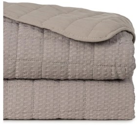 Бежово капитонирано покривало за легло 240x260 cm – Ixia