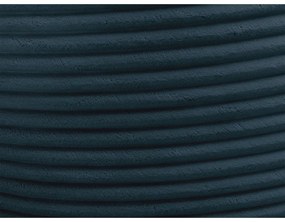 Тъмносин пуф от рипсено кадифе Socrate – Bobochic Paris