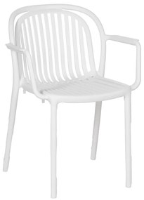 Бял пластмасов трапезен стол Alia – Ixia