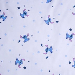 Синьо памучно детско спално бельо за детско креватче 100x135 cm Lilo &amp; Stitch "Clouds" – Jerry Fabrics