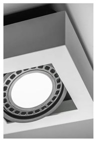 Бяло осветително тяло за таван с метален абажур 34x18,5 cm Loid – GTV