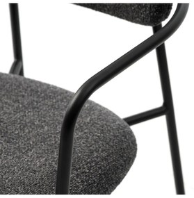 Тъмносив трапезен стол Zama – Unique Furniture