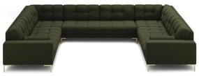 Зелен ъглов диван ("U" форма) Bali – Cosmopolitan Design