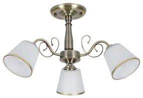 Полилей на тръба LOSANNA 3xE14/40W/230V месинг