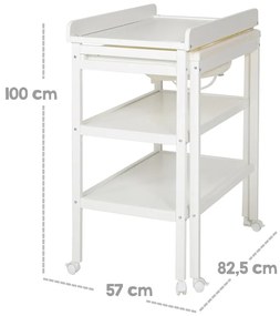 Бяла маса за повиване Style grau – Roba