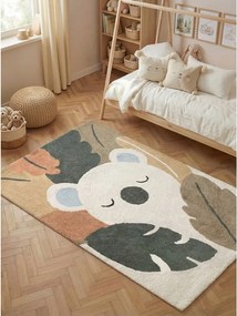 Кремав памучен детски килим подходящ за пране/ръчно изработен 140x200 cm Snuggle Rio – Hanse Home