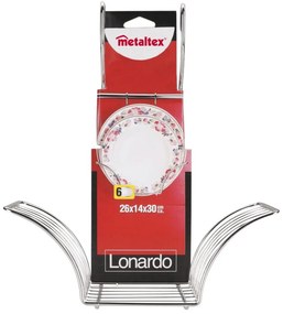 Висяща поставка за капаци от хромирана стомана Lonardo – Metaltex