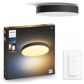 Philips - LED Димируем плафон Hue ENRAVE XL LED/48W/230V черен + д.у.