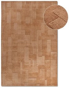 Кафяв ръчно изработен вълнен килим 160x230 cm Wilhelmine – Villeroy&Boch