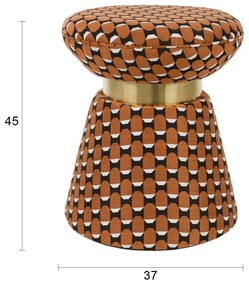 Оранжева табуретка Pin – White Label