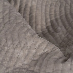 Сиво капитонирано покривало за легло 180x260 cm – Ixia
