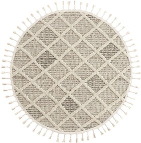 Килим Bukle 1411 - Cream, цвят Кремав, 120 cm см