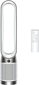 Пречиствател за въздух Dyson Purifier Cool PC1 544901-01, 50W, 30 м2, 287 l/s, 10 скорости, Air Multiplier™, Wi-Fi, Bluetooth, Осцилация, Бял/сребрист