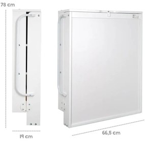 Бяла висяща маса за смяна на дрехи Roba style - Roba