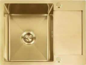 Стоманена мивка Paul BRUSH GOLD