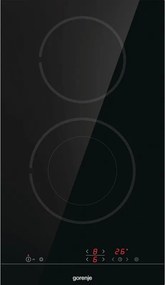 Плот за вграждане Gorenje ECT322BSC, 2900W, StopGo, Защита за деца, BoilControl, Таймер, Черен