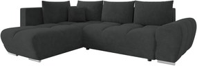 Ъглов диван Forrest-Антрацит-Ляв