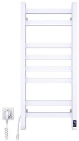 Sушилня за кърпи за баня с термостат AVANGARD 251W/230V 80,6 cm IP44 бяла лява
