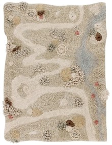 Бежово памучно детско килимче за игра 120x160 cm Path of Nature – Lorena Canals