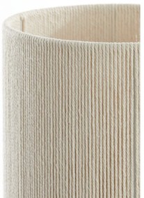 Настолна лампа в естествен цвят с текстилен абажур (височина 50 cm) Dania – Light &amp; Living