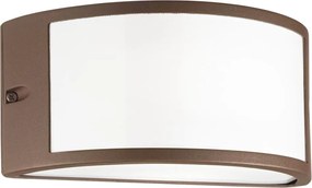 Ideal Lux - Външно стенно осветително тяло REX 1xE27/60W/230V IP44 кафяво