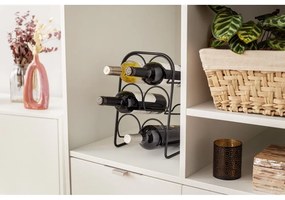 Метална стойка за вино за 6 бутилки - Compactor