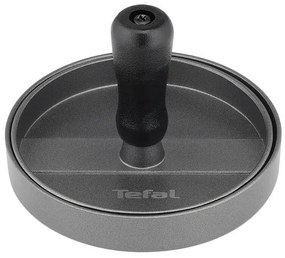 Чугунена преса за месо Tefal K1851134, 12 см, Ергономична дръжка, Черен