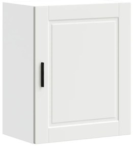 854037 vidaXL Кухненски стенен шкаф Porto, бял, инженерно дърво