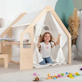 GINGER HOME Дървена къща за игра 6в1