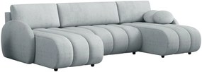 Ъглов диван Zara U-Светло сиво