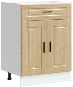 853970 vidaXL Кухненски шкаф Porto, дъб сонома, инженерно дърво