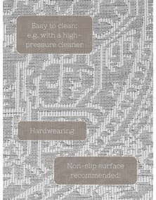 Кръгъл килим за открито и закрито в цвят слонова кост и сиво ø 160 cm Duet Kona – NORTHRUGS