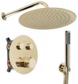 Душ система за вграждане Rea Lungo Diamond Gold+ BOX