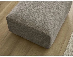 Сиво-кафява табуретка от букле Tina – Bobochic Paris