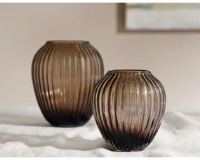 Ваза от кафяво стъкло, височина 18,5 cm Hammershøi - Kähler Design