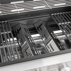 Газово барбекю Brenner K4PLUS, с вградена мивка и хладилна част