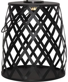 Черен LED фенер, височина 28 cm Calabria - Star Trading