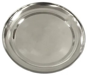 Иноксова чиния плитка 22см (205722)