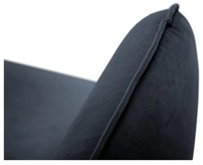 Тъмносин кадифен диван , 160 см Vienna - Cosmopolitan Design