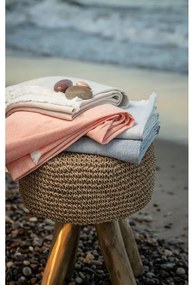 Синьо одеяло със съдържание на памук Лято , 140 x 180 cm Linen - Euromant