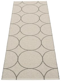 Тъмносива пътека за открито и закрито 70x200 cm Boo Charcoal Linen – Pappelina