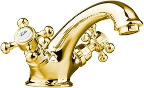 Стояща батерия за мивка в златист цвят Antea – Sapho