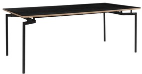 Черна трапезна маса 100x200 cm Alto – Støraa