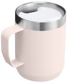 Светлорозова термочаша от неръждаема стомана 230 ml Stay-Hot Camp Mug Rose Quartz – Stanley