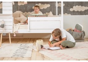 Розов и кремав ръчно изработен памучен килим подходящ за пране 120x160 cm Atlas Natural – Lorena Canals